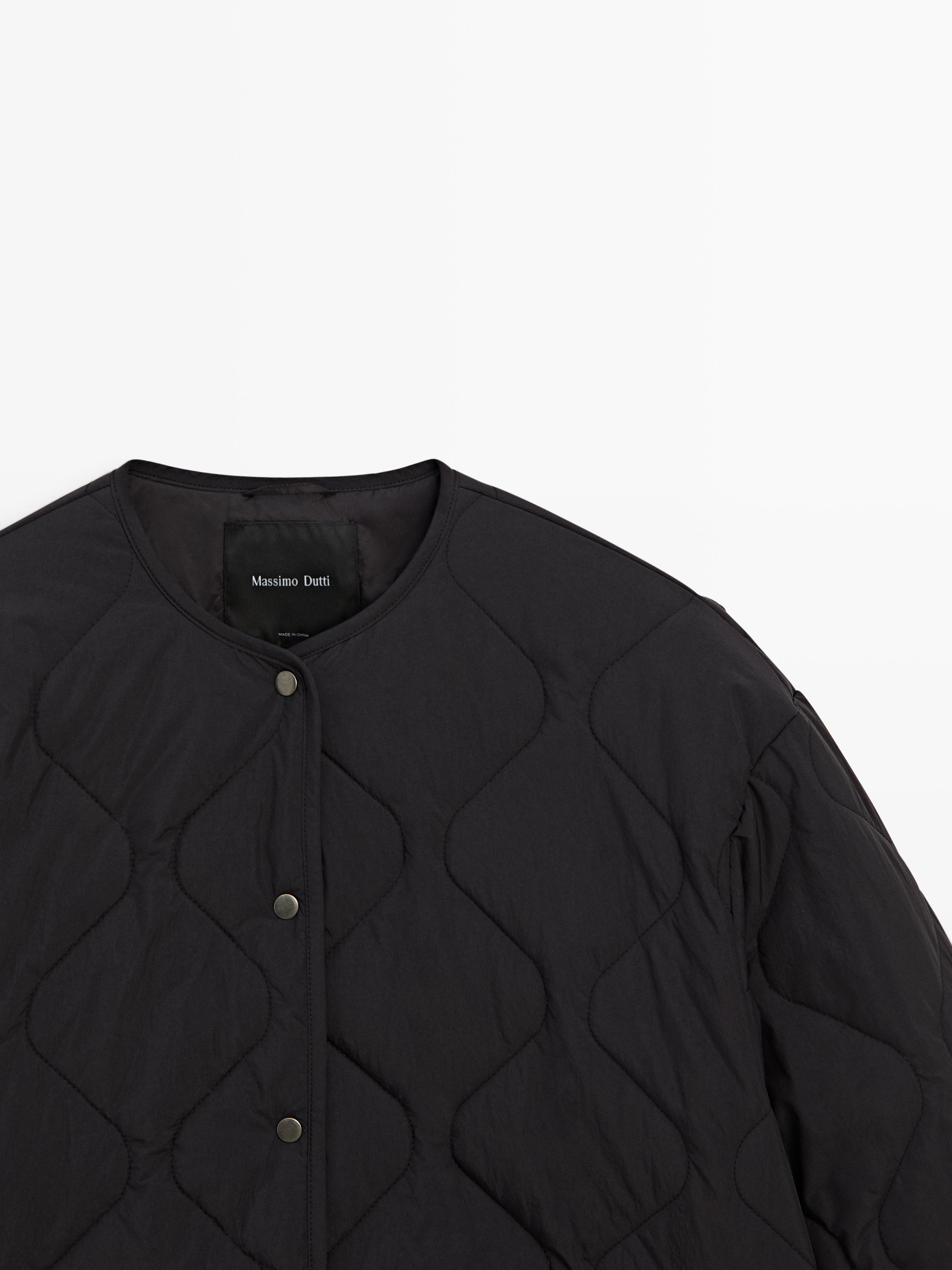 Quilted cape jacket